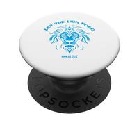 Let The Lion Roar Fidèle Écriture chrétienne PopSockets PopGrip Adhésif