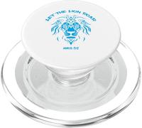 Let The Lion Roar Fidèle Écriture chrétienne PopSockets PopGrip pour MagSafe