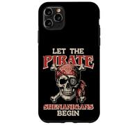 Let The Pirate Shenanigans Begin Skull Funny Women Men Kids Coque pour iPhone 11 Pro Max