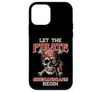 Let The Pirate Shenanigans Begin Skull Funny Women Men Kids Coque pour iPhone 12 Mini