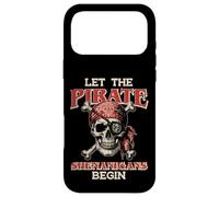 Let The Pirate Shenanigans Begin Skull Funny Women Men Kids Coque pour iPhone 17 Pro Max