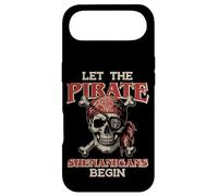 Let The Pirate Shenanigans Begin Skull Funny Women Men Kids Coque pour iPhone Air