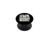 Let The Shenanigans Begin, Blague sur la fête de Clover Horseshoe PopSockets PopGrip Adhésif