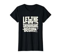 Let The Shenanigans Begin, Blague sur la fête de Clover Horseshoe T-Shirt Graphique avec Valeur