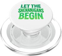 Let The Shenanigans Begin Fun St Patrick's Day Party PopSockets PopGrip pour MagSafe