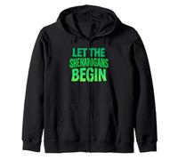 Let The Shenanigans Begin Fun St Patrick's Day Party Sweat à Capuche