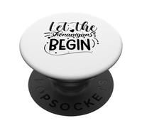 Let The Shenanigans Begin | St Patricks Day PopSockets PopGrip Adhésif