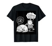 Let The Sleeping Dogs Lie Idiome pour Enfants et Enseignants T-Shirt