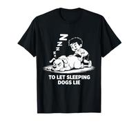 Let The Sleeping Dogs Lie Idiome pour Enfants et Enseignants T-Shirt