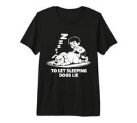 Let The Sleeping Dogs Lie Idiome pour Enfants et Enseignants T-Shirt Haut de Gamme