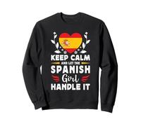 Let The Spanish Girl Handle it Spain Flag Sweatshirt