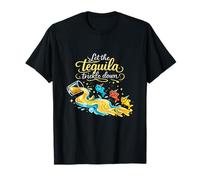 Let The Tequila Trickle Down Party Crew T-Shirt