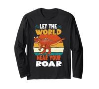 Let The World Hear Your Roar Carnotaurus Dinsosaur Lovers Manche Longue