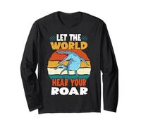 Let The World Hear Your Roar Kronosaurus Dinsosaur Lovers Manche Longue