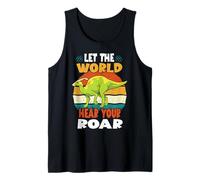 Let The World Hear Your Roar Parasaurolopus Dinsosaur Lovers Débardeur