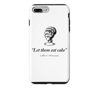 Let Them Eat Cake Marie Antionette Imprimé Noir Coque pour iPhone 7 Plus/8 Plus