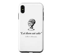 Let Them Eat Cake Marie Antionette Imprimé Noir Coque pour iPhone XS Max