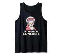 Let Them Eat Ciment Concrete Meme Royalty Humour Cat Lovers Débardeur