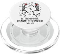 Let Them Praise His Name with Dancing Christmas Psalm 149:3 PopSockets PopGrip pour MagSafe