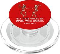 Let Them Praise His Name with Dancing Christmas Psalm 149:3 PopSockets PopGrip pour MagSafe