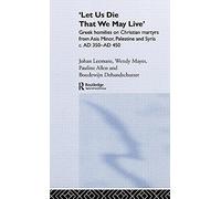 let Us Die That We May Live