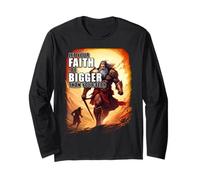 Let Your Faith Be Bigger Than Your Fear - David Goliath Epic Manche Longue