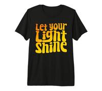 Let Your Light Shine, imprimé Graphique T-Shirt Haut de Gamme