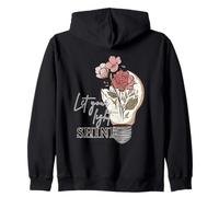 Let Your Light Shine Matthew 5:16 - Ampoule Florale Chris Sweat à Capuche