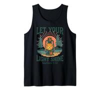 Let Your Light Shine - Matthew 5:16 Lanterne Vintage Débardeur