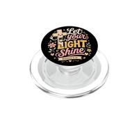 Let Your Light Shine Matthieu 5 16 Verse biblique PopSockets PopGrip pour MagSafe