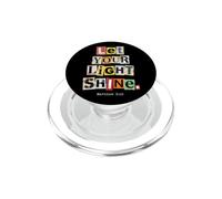 Let Your Light Shine Matthieu 5 16 Verse biblique PopSockets PopGrip pour MagSafe