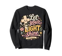 Let Your Light Shine Matthieu 5 16 Verse biblique Sweatshirt