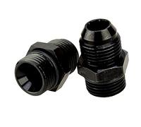 LETAOSK 2 pièces Orb-8 O-Ring Boss 8AN to AN8 Male Adapter Fitting Replacement for Fuel Pump Rail