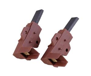 LETAOSK 2 Pièces PA66 Moteur De Machine À Laver En Métal Balais De Charbon Et Support, Compatible for Samsung, Compatible for Ariston, Compatible for Indesit