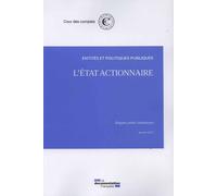 L'état actionnaire Janvier 2017 - Cour Des Comptes - Documentation Francaise - broché - Etude