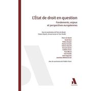 L'etat De Droit En Question - Fondements, Enjeux Et Perspectives Européennes