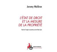 L'État de droit et la mesure de la propriété - Jeremy Waldron - Hermann - broché - Etude
