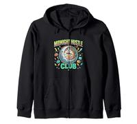 L'état d'esprit énergétique du Midnight Hustle Club en matière de café Sweat à Capuche