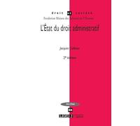 L'ETAT DU DROIT ADMINISTRATIF 2EME EDITION