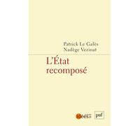 L'État recomposé - Patrick Le Galès - Puf - broché - Essai
