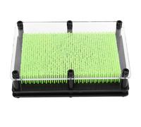 LetCart 3D Clone Hand Model Children Plastic Hand Face Model Office Decoration Clone Pin Art DIY Toy Pin Screen Needle Painting for Kids Adults Home Office Red Green (Medium Size Green)