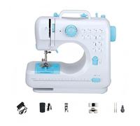 LetCart 505 Machine à Coudre Électrique Avec 12 Programmes et Pédale, Facile à Utiliser et Pratique, Mini Portable Électrique Machine a Coudre a Main pour Vêtements Tissus Voyage à Domicile(Blu)