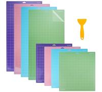 LetCart 8Pcs Tapis de Découpe pour Cricut Maker/Maker3/Explore 3/Air 2 | 12" x 12" + 12" x 24" Variety Grip Tapis de coupe Accessoires de rechange