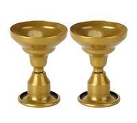 LetCart Candle Holder Candlestick Holders Wrought Iron Candlesticks European Style Simple Retro Mini Dual Use Elegant Table Candlesticks for Wedding Home Decor Desktop Decorations Gifts (Gold)