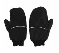 LetCart Down Gloves Slip Resistant Breathable Winter Thermal Warm Snow Mittens for Skiing Snowboarding Hiking Cycling Outdoor Activities Polyester Fiber Duck Down 18cm 11.5cm 2 Pairs (Black)