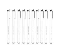 LetCart Fineliner Pens Black Ink 10Pcs Premium Fadeless High Smoothness Drawing Pens for Artists Designers Sketching Office Writing Christmas Gifts