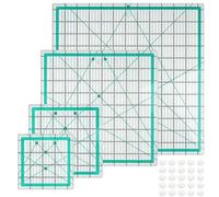 LetCart Lot de 4 règles de patchwork - Règle courbée - Fournitures de couture - Avec indicateurs d'angle - Accessoires de couture pour cutter roulant, règle de couture, règle en tissu