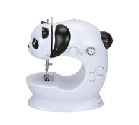 LetCart - Mini machine à coudre compacte pour débutants - Double courant - Machine à coudre électrique avec double fil - 2 vitesses - Pour débutants - 25 x 20,5 x 11 cm