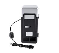LetCart Mini réfrigérateur USB - Mini réfrigérateur USB LED Réfrigérateur USB Boissons Canettes de Boissons Réfrigérateur et Chauffage(Noir)