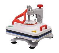 LetCart Presse de transfert - 29 x 38 cm - 5 en 1 - Machine à presser à chaud - Multifonction - Pour t-shirts, tasses, sacs, carreaux - UE